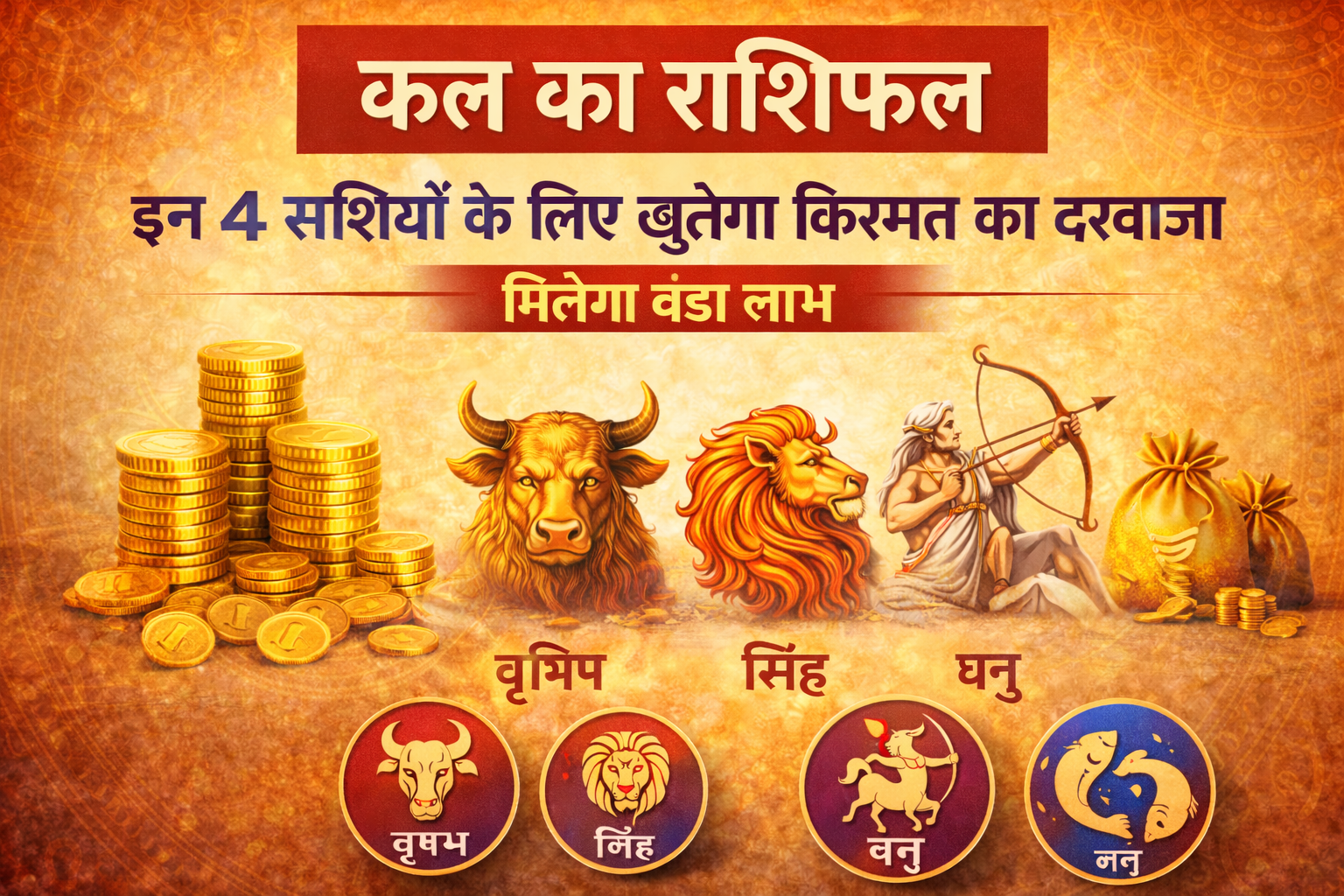 कल का राशिफल, Kal Ka Rashifal Hindi, Daily Rashifal Hindi, कल का भविष्यफल, Rashifal Tomorrow Hindi, Jharkhand Rashifal