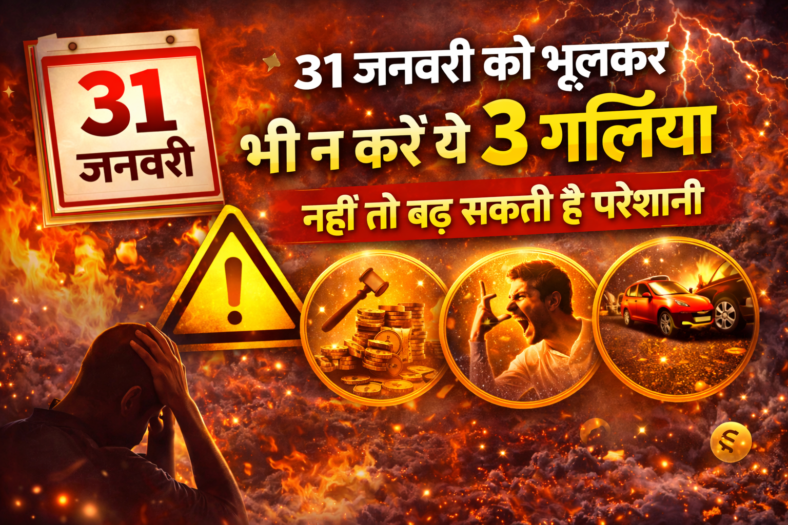 31 जनवरी क्या न करें, 31 January Warning, आज क्या न करें, अशुभ दिन सावधानियां, Astrology Warning Hindi