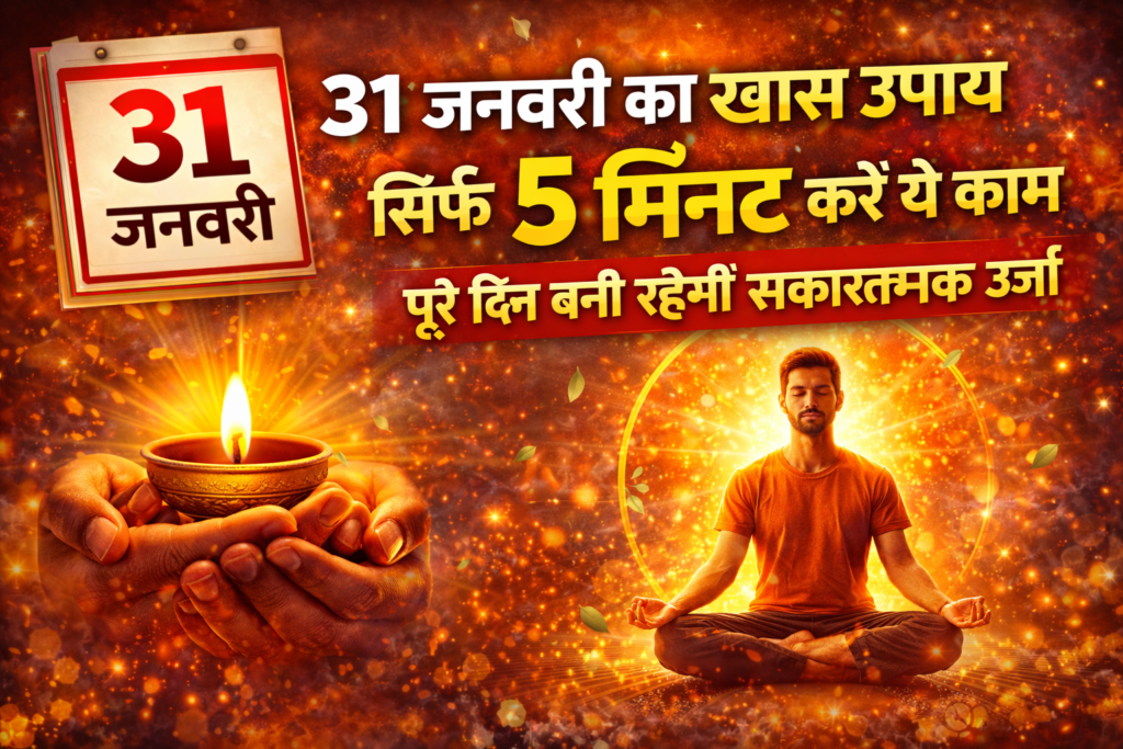 31 जनवरी का खास उपाय, 31 January Remedy, आज का उपाय, सकारात्मक ऊर्जा उपाय, Daily Remedy Hindi