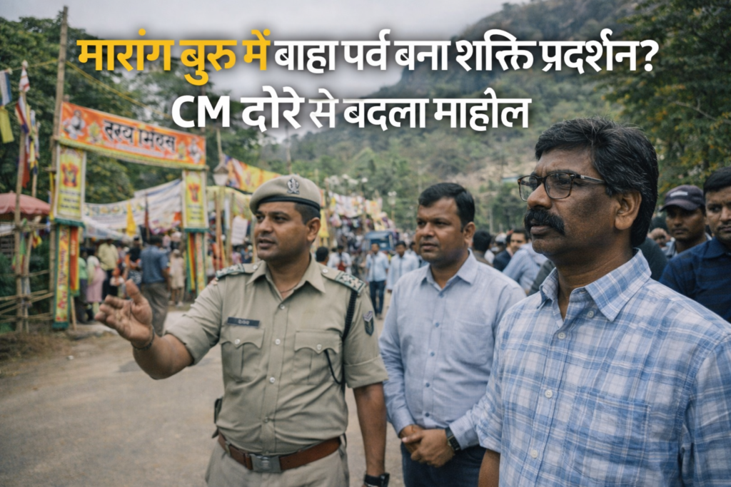 मारांग बुरू,बाहा पर्व,पीरटांड़ ,मारांग बुरू पारसनाथ, बाहा पर्व 2026, हेमंत सोरेन दौरा, पीरटांड़ खबर, Giridih News Today, Jharkhand Tribal Festival,