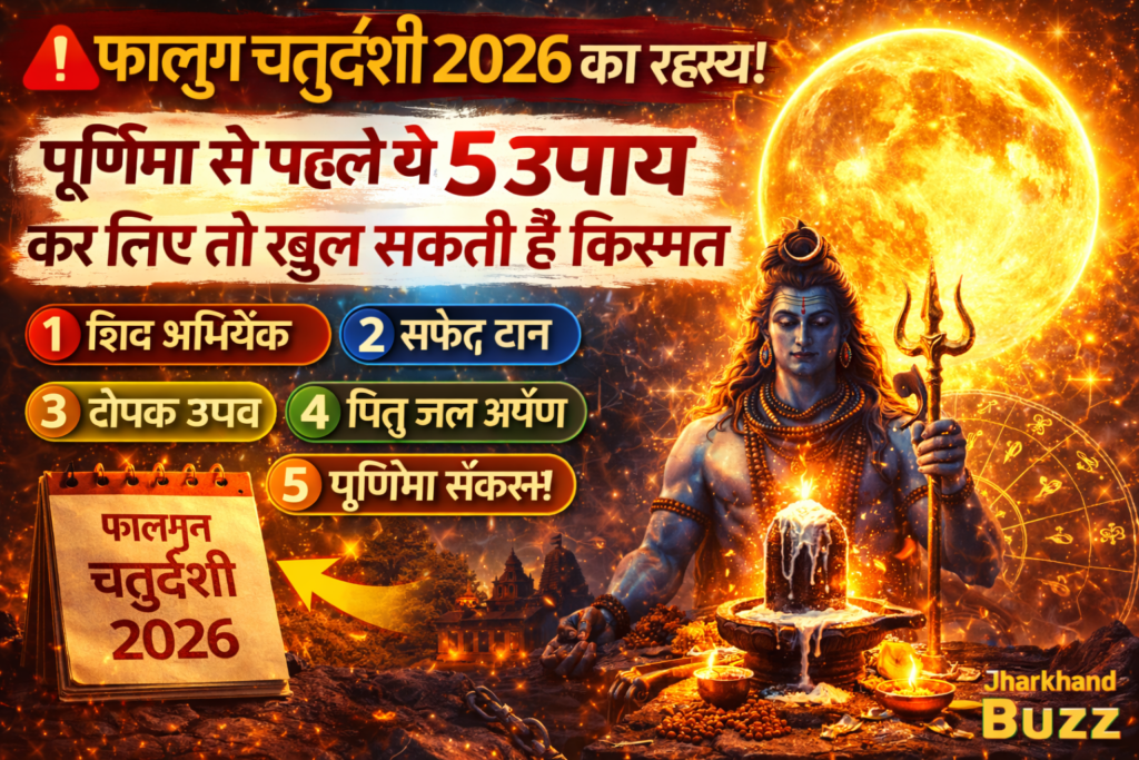 फाल्गुन चतुर्दशी 2026,पूर्णिमा से पहले उपाय,फाल्गुन पूर्णिमा 2026,चतुर्दशी पूजा विधि,शिव पूजा उपाय,आज का पंचांग,हिंदू कैलेंडर 2026,