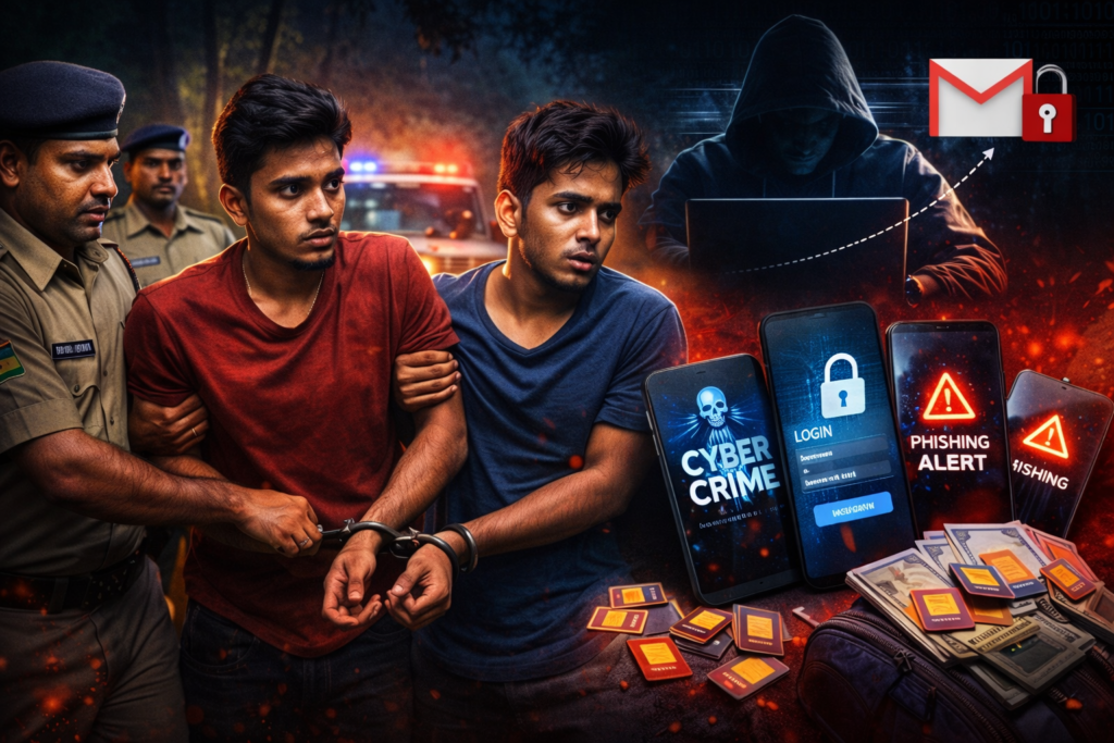 साइबर,Giridih Cyber Crime, Gandey Cyber Fraud, Fake Google Page Scam, Hospital Appointment Scam, Jharkhand Cyber Police, Telkhari Jungle Arrest, Cyber Thana Case 07/2026